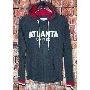 Atlanta United Mitchell & Ness Womens Soccer Soccer MLS Grey Pullover Hoodie